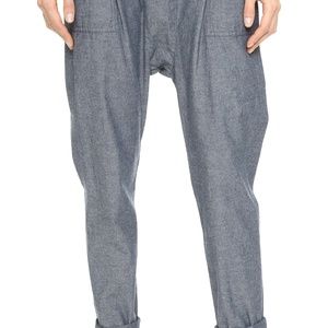 THE GREAT Harem Pant in Chambray